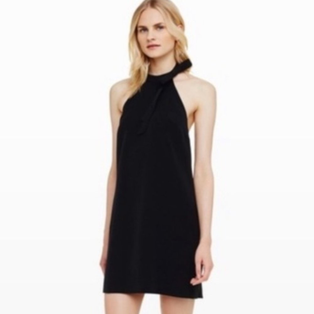 Club Monaco | Bowee Halter Black Bow